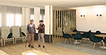 Interior design project in a centre for older people. 1 of 5