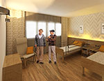 Interior design project in a centre for older people. 2 of 5
